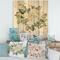 Designart - Beautiful Bouquet With Hudrangea and Roses - Farmhouse Print on Natural Pine Wood